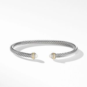 David Yurman Cable Classic Pearl Bracelet